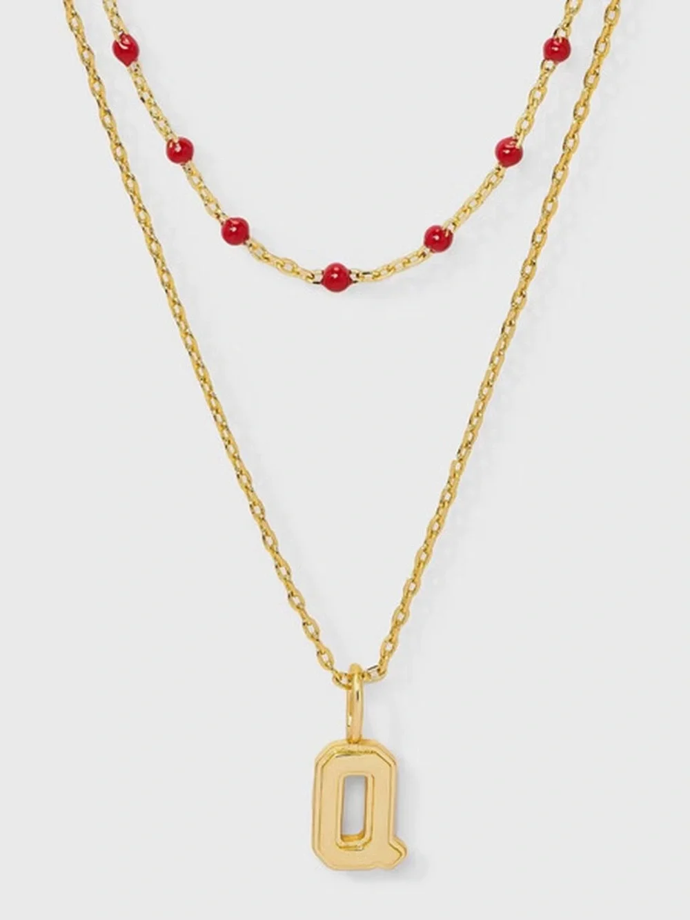 5for$10 A New Day 14k gold-plated 2-piece initial 